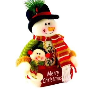 Christmas Decorating Snowman .